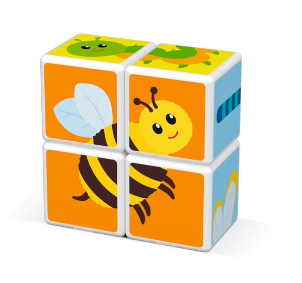 Geomag – Magicube Printed Insects + Cards 7 pcs