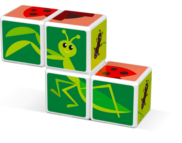 Geomag – Magicube Printed Insects + Cards 7 pcs