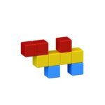 Geomag – Magicube Math Building Recycled Clips STEM Toy 55 Pcs