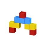 Geomag – Magicube Math Building Recycled Clips STEM Toy 55 Pcs
