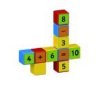 Geomag – Magicube Math Building Recycled Clips STEM Toy 55 Pcs