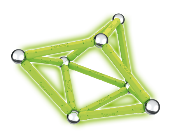 Geomag – Glow Magnetic Construction STEM Toy 30pcs