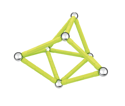 Geomag - Glow Magnetic Construction STEM Toy 30pcs