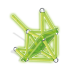 Geomag – Glow Magnetic Construction STEM Toy 30pcs