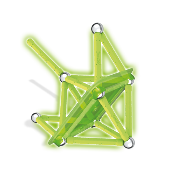 Geomag – Glow Magnetic Construction STEM Toy 30pcs