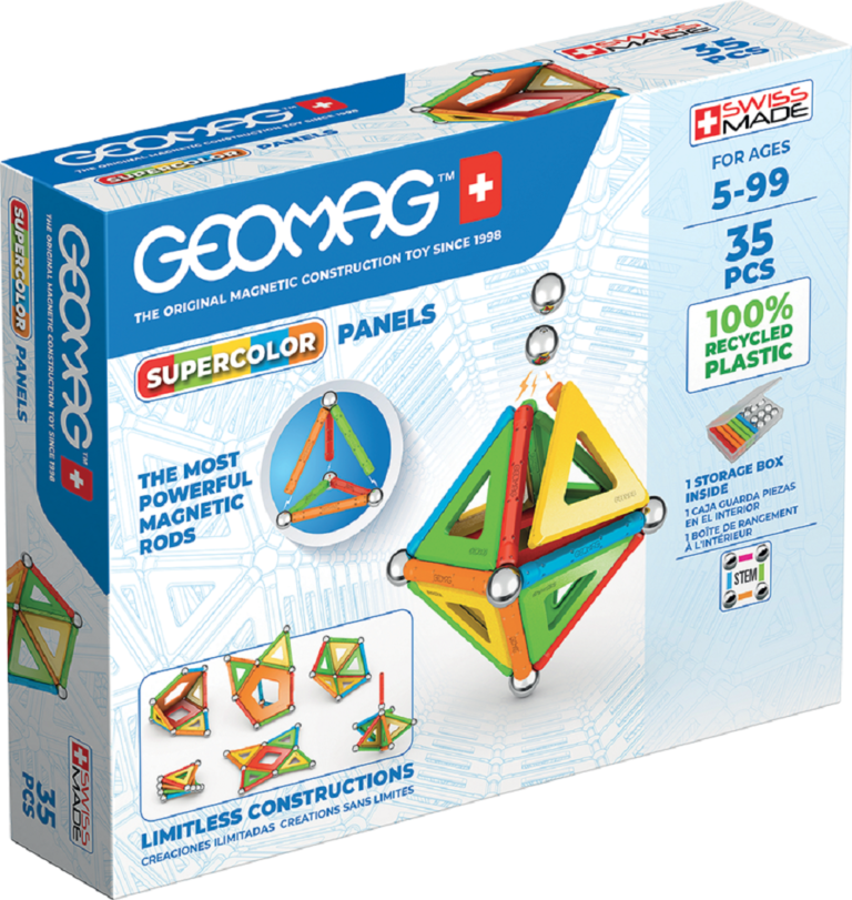 Geomag - Supercolor Panels Recycled - 35 Pieces