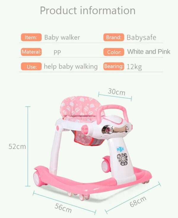 Pixie – Baby Walker – Pink