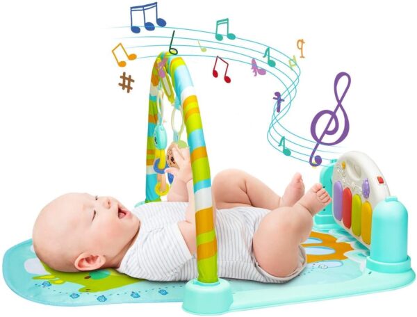 Little Angel – Baby Fitness Activity Piano Gym – Blue