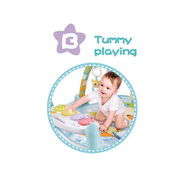 Little Angel – Baby Fitness Activity Piano Gym – Blue