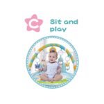 Little Angel – Baby Fitness Activity Piano Gym – Blue