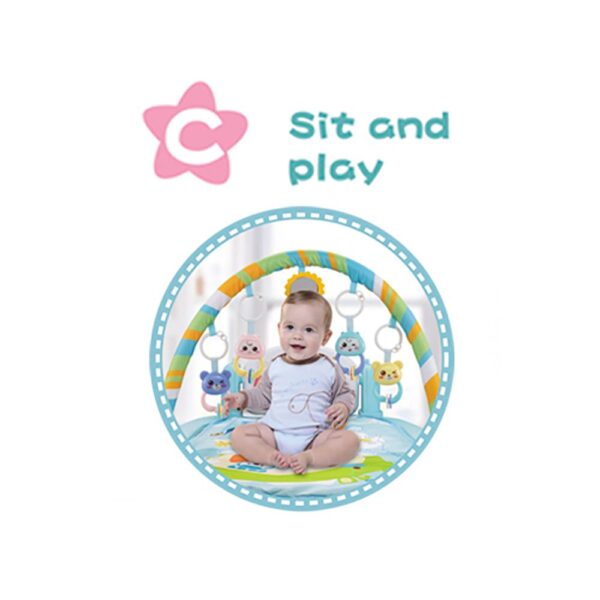 Little Angel – Baby Fitness Activity Piano Gym – Blue