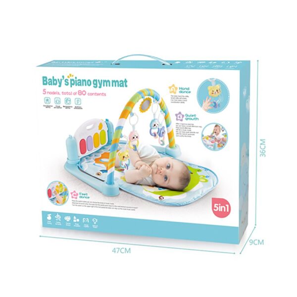Little Angel – Baby Fitness Activity Piano Gym – Blue