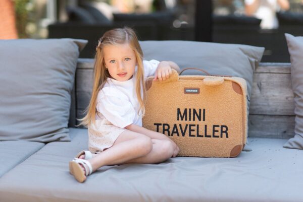 Childhome – Mini Traveller Kids Suitcase – Teddy Beige