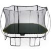 Springfree 13FT Square Trampoline S155 – Black Outdoor Trampoline for Kids and Adults, Safe and Durable Backyard Jumping Fun