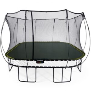 Springfree 13FT Square Trampoline S155 – Black Outdoor Trampoline for Kids and Adults, Safe and Durable Backyard Jumping Fun