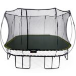 Springfree 13FT Square Trampoline S155 – Black Outdoor Trampoline for Kids and Adults, Safe and Durable Backyard Jumping Fun