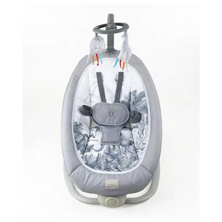 Asalvo Baby Bouncer Fold – Sabana Grey, Compact & Comfortable