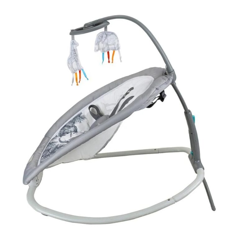 Asalvo Baby Bouncer Fold – Sabana Grey, Compact & Comfortable
