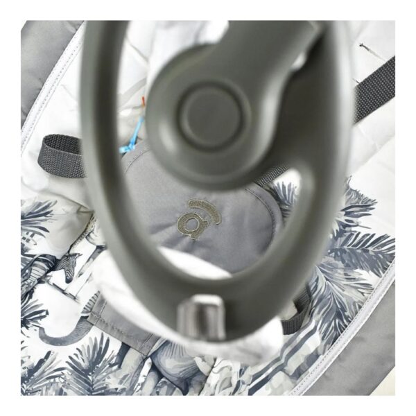 Asalvo Baby Bouncer Fold – Sabana Grey, Compact & Comfortable