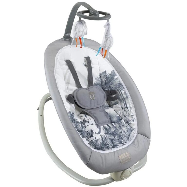 Asalvo Baby Bouncer Fold – Sabana Grey, Compact & Comfortable