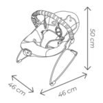 Asalvo Baby Bouncer – Mummy Hippo, Comfortable & Fun Infant Seat