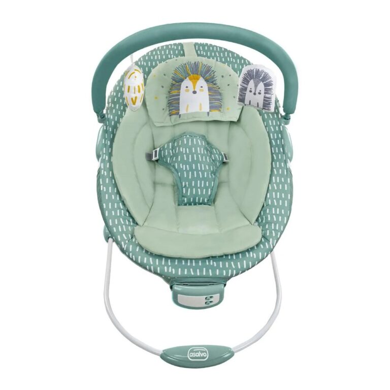 Asalvo Baby Bouncer - Pinchi Green - Comfortable & Portable Infant Seat