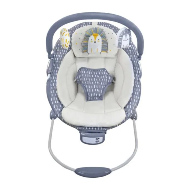 Asalvo Baby Bouncer – Pinchi Grey, Comfortable & Calming Infant Seat