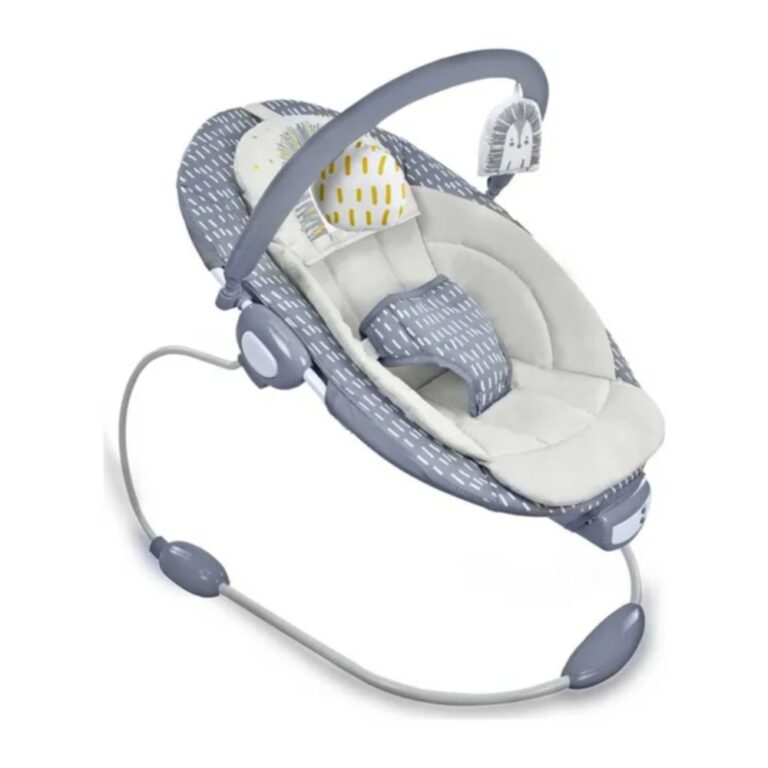Asalvo Baby Bouncer – Pinchi Grey, Comfortable & Calming Infant Seat