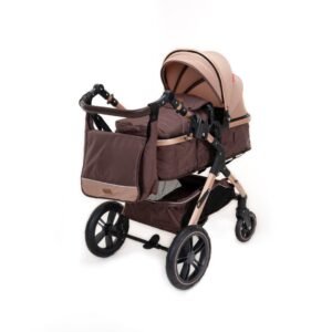 Belecoo - Pram Stroller - 2 In 1 Travel System - Khaki