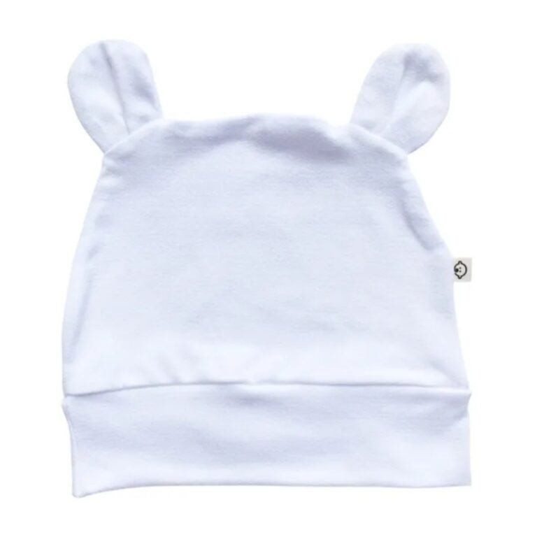 Baby Boss ME - Organic Bamboo Swaddle & Beanie Set - White