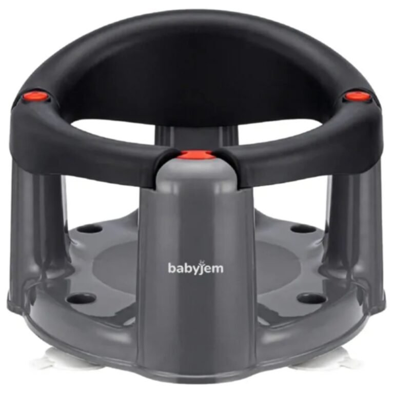 Babyjem - Anti-Slip Baby Bath & Feeding Seat - Black 6 Months+