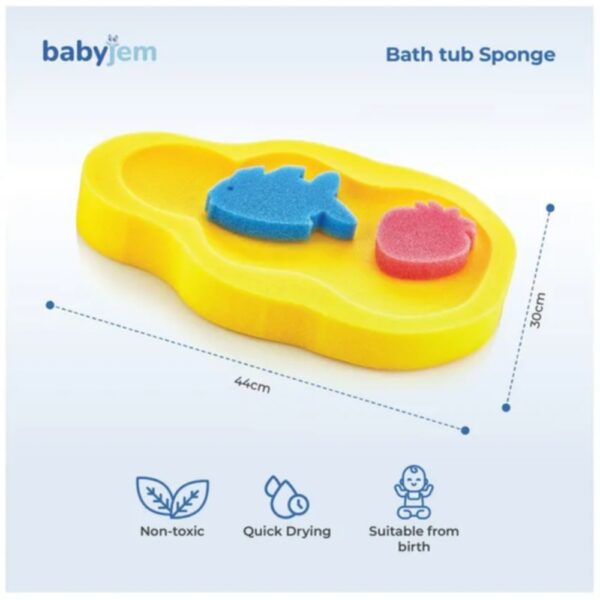 Babyjem – Baby Bath Sponge Yellow