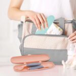 Babyjem – Plastic Fork & Spoon Travel Case Rose Color 6 Months+