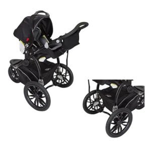 Babytrend Bolt Performance Snap Tech Jogger, 6M+ with Peek-a-boo Window and Dual Locking Brakes