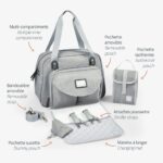 Beaba – Geneva II Changing Bag – Heather Grey