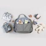 Beaba – Geneva II Changing Bag – Heather Grey