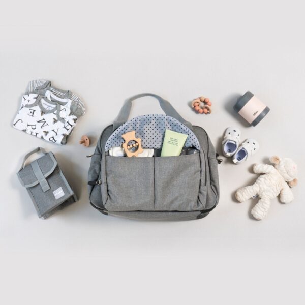 Beaba – Geneva II Changing Bag – Heather Grey