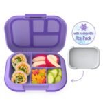 Bentgo – Bento Style Kids Chill Lunch Box – Purple