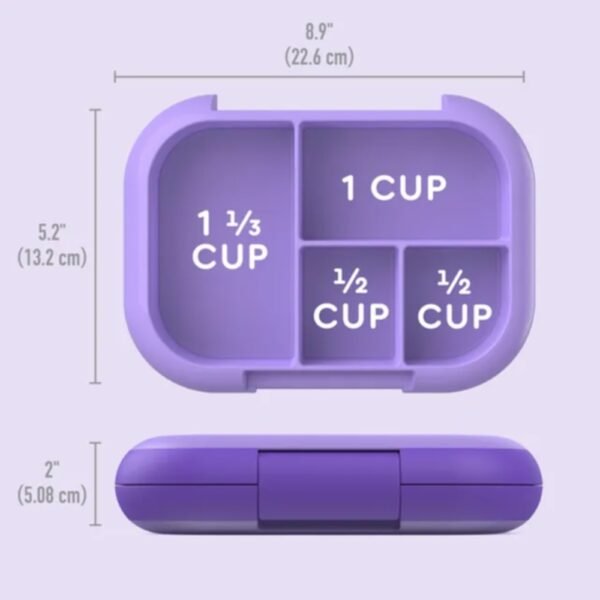 Bentgo – Bento Style Kids Chill Lunch Box – Purple