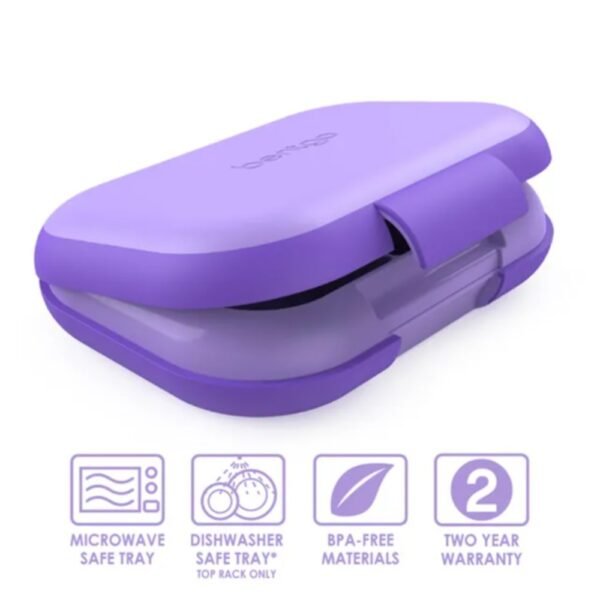 Bentgo – Bento Style Kids Chill Lunch Box – Purple