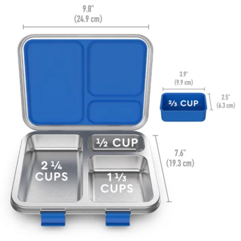 Bentgo - Kids Prints Stainless Steel Lunch Box - Blue