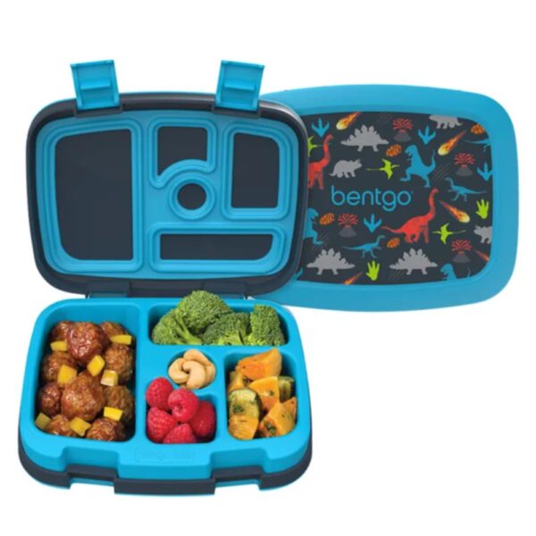 Bentgo – Kids Prints Stainless Steel Lunch Box – Dinosaur