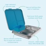 Bentgo – Kids Prints Stainless Steel Lunch Box – Dinosaur