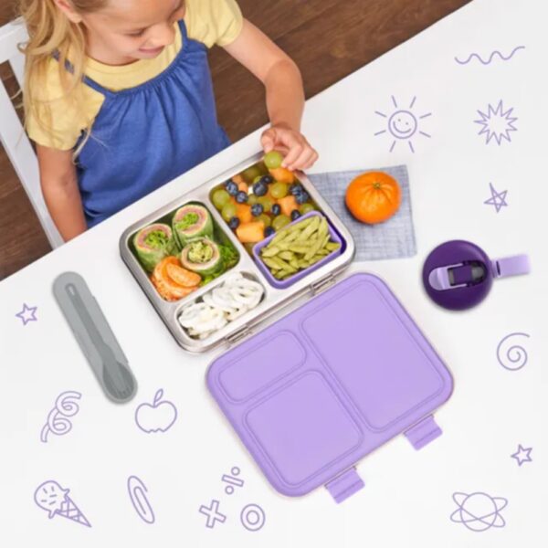 Bentgo – Kids Prints Stainless Steel Lunch Box – Unicorn