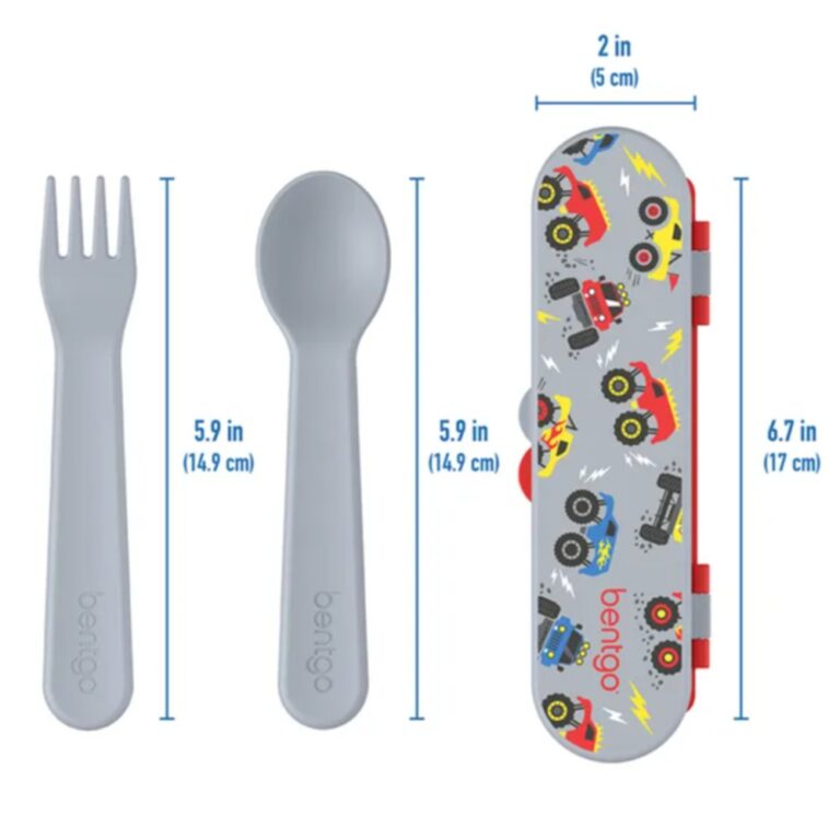 Bentgo - Kids Utensils Set - Trucks