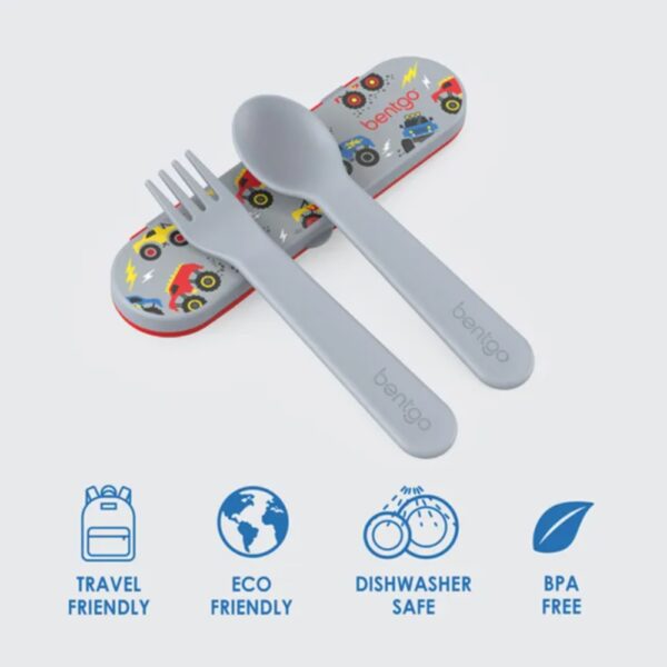 Bentgo – Kids Utensils Set – Trucks