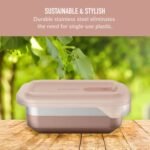 Bentgo – Microsteel Food Container 500ml/17oz – Rose