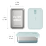 Bentgo – Microsteel Lunchbox 2000ml/68oz – RoseAqua