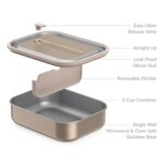 Bentgo – Stainless Steel Leak Proof Lunch Box – Gold