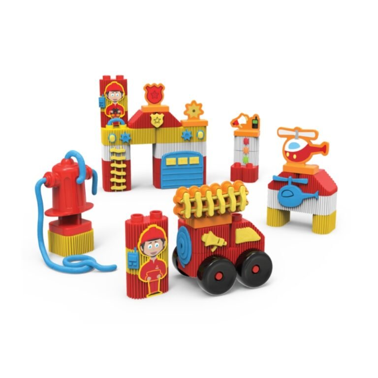 Bildo Blocks And Dough Fire Station